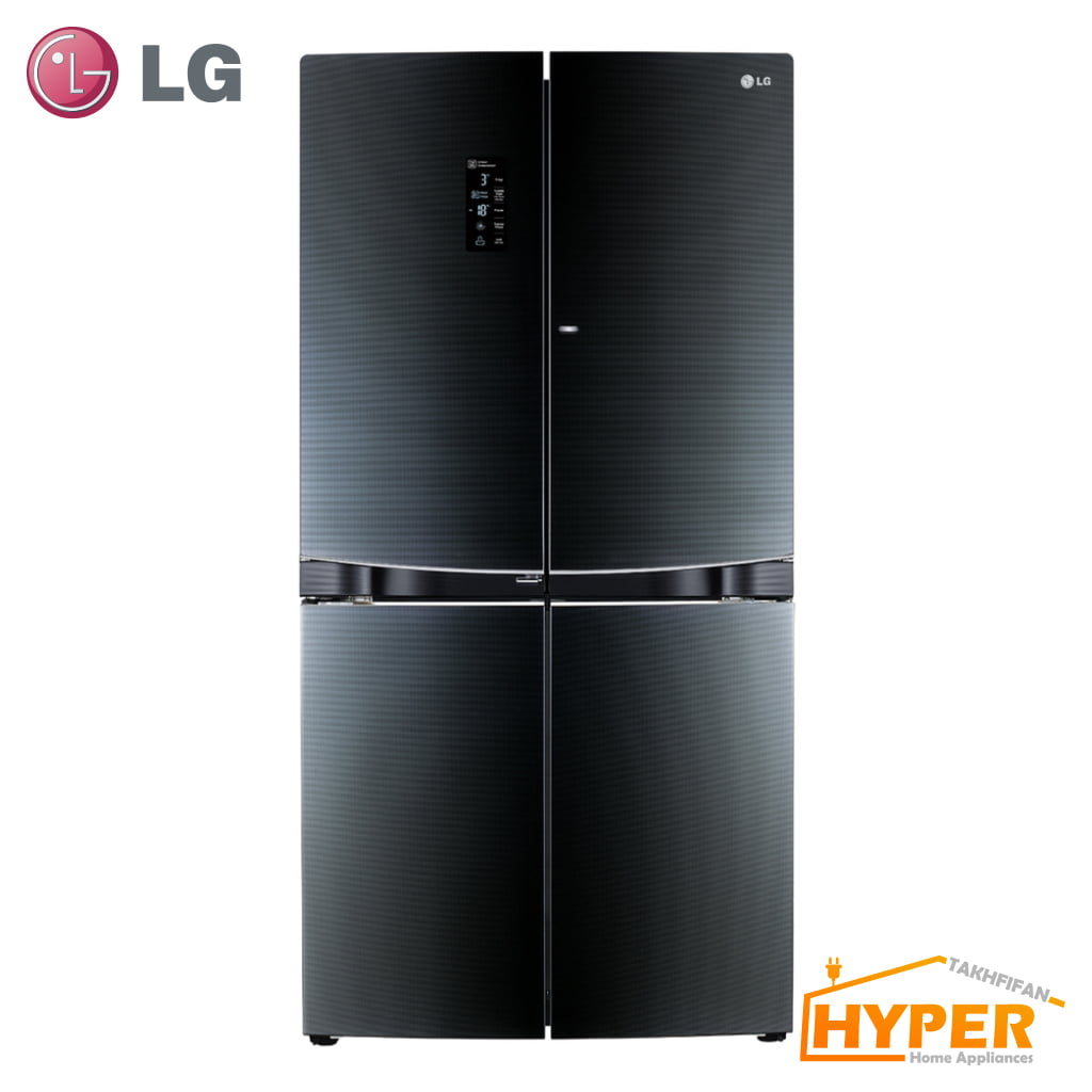 یخچال فریزر ساید بای ساید ال جی MDN770LB مشکی براق