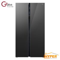 یخچال فریزر ساید بای ساید جی پلاس GSS-K726BG مشکی آینه ای
