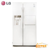 یخچال فریزر ساید بای ساید ال جی SXP45WB سفید چرم