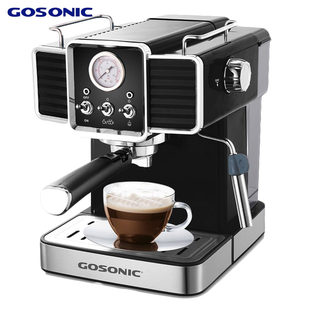 اسپرسوساز گوسونیک GEM-868 مشکی