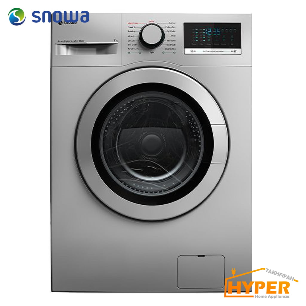 ماشین لباسشویی اسنوا SWM-82304 نقره ای 8 کیلویی