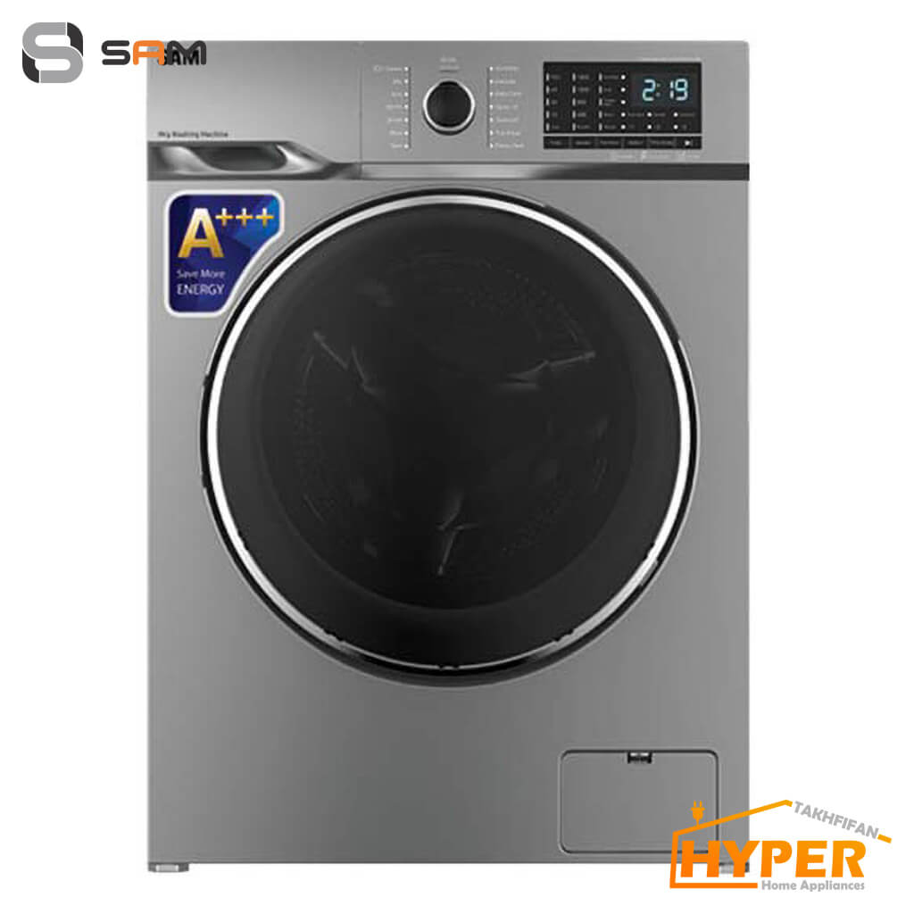 ماشین لباسشویی سام BL-Q1465I اینوکس 8 کیلویی