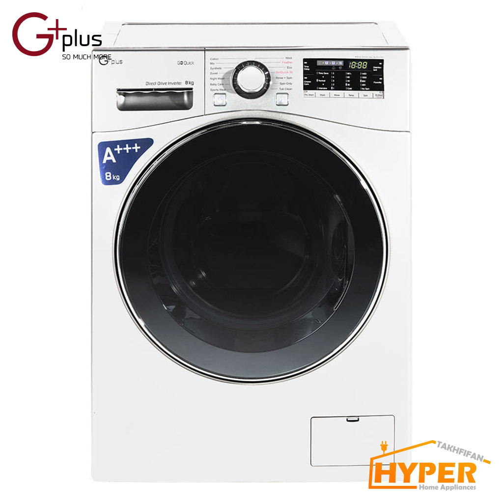 ماشین لباسشویی جی پلاس GWM-L8645W