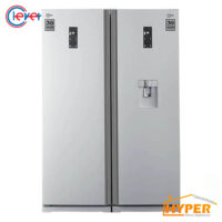 یخچال فریزر دوقلو کلور Glory سفید چرم