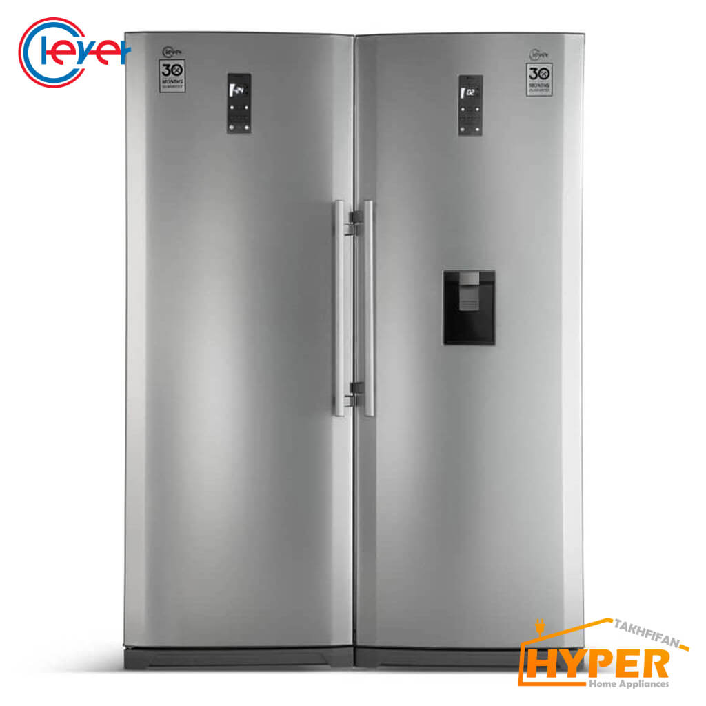 یخچال فریزر دوقلو کلور RNT101-FNT101 استیل