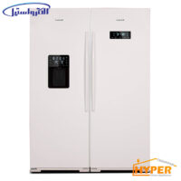 یخچال فریزر دوقلو الکترواستیل ES23 سری کانورت سفید یونی گلس