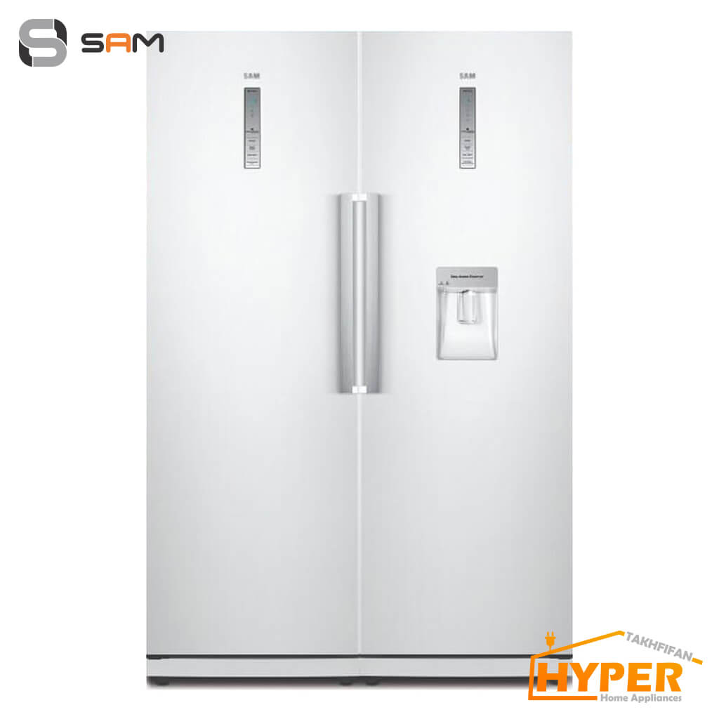 یخچال فریزر دوقلو سام RR50W-RZ50W سفید 20 فوت