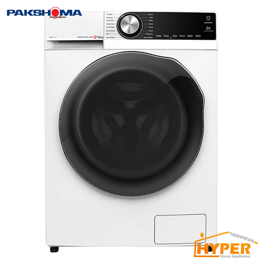 ماشین لباسشویی پاکشوما BWF-40807 WT