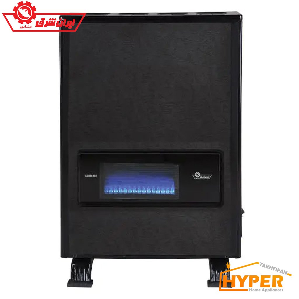بخاری گازی ایران شرق A60-B آذرین طرح مشکی