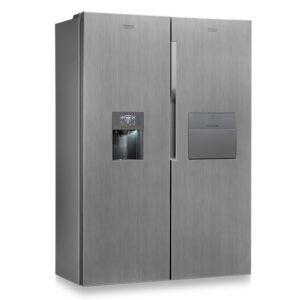 یخچال فریزر دوقلو لئوکو مدل رویال استیل