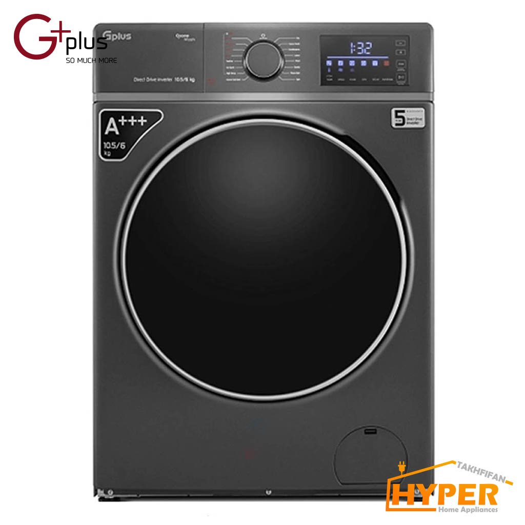 ماشین لباسشویی جی پلاس GWM-PD107BS