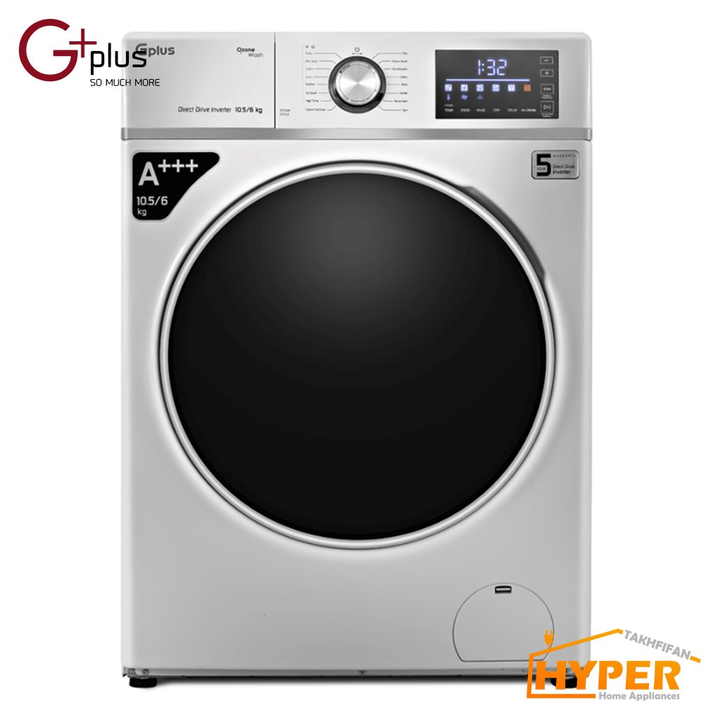 ماشین لباسشویی جی پلاس GWM-PD107W