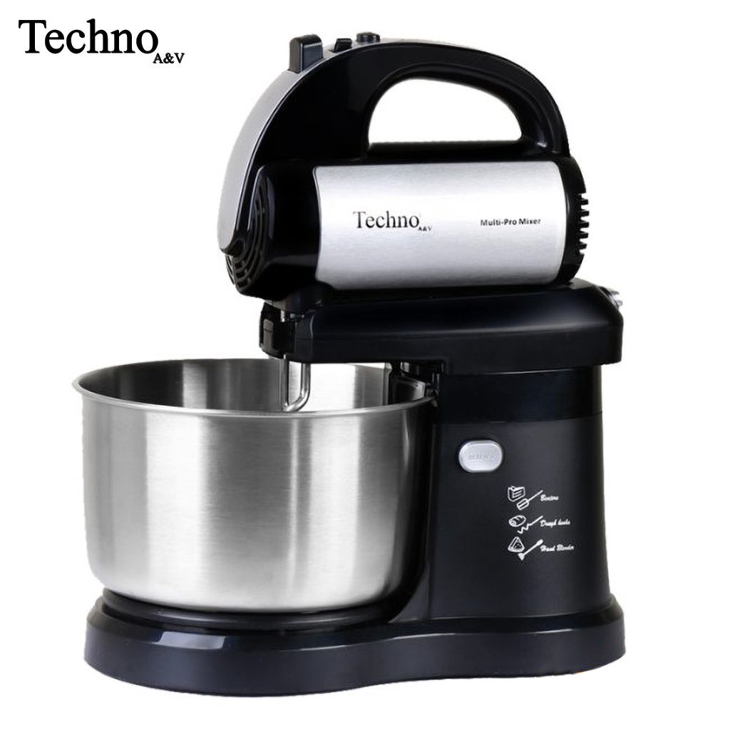 همزن کاسه دار تکنو TE‑706 مشکی