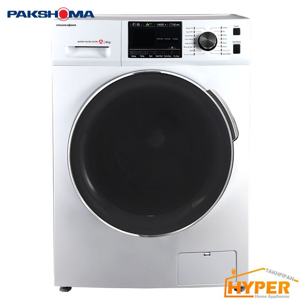 ماشین لباسشویی پاکشوما BWF-40814 WT