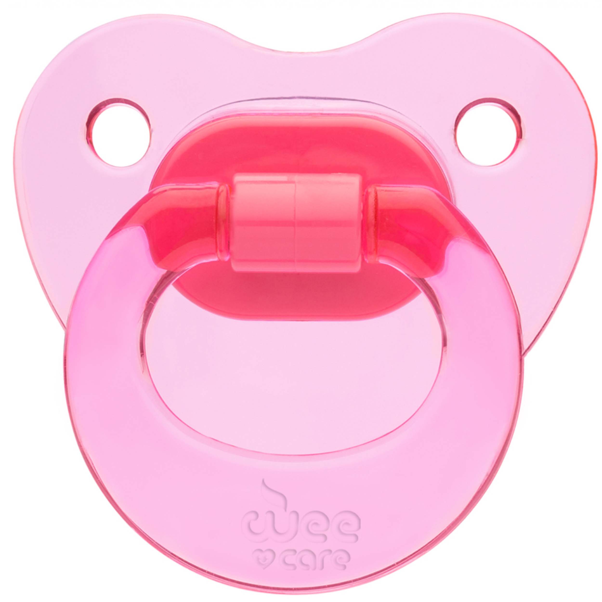 پستانک ارتودنسی وی کر مدل دسته دار fancy شفاف سایز 6-12 ماه کد P108