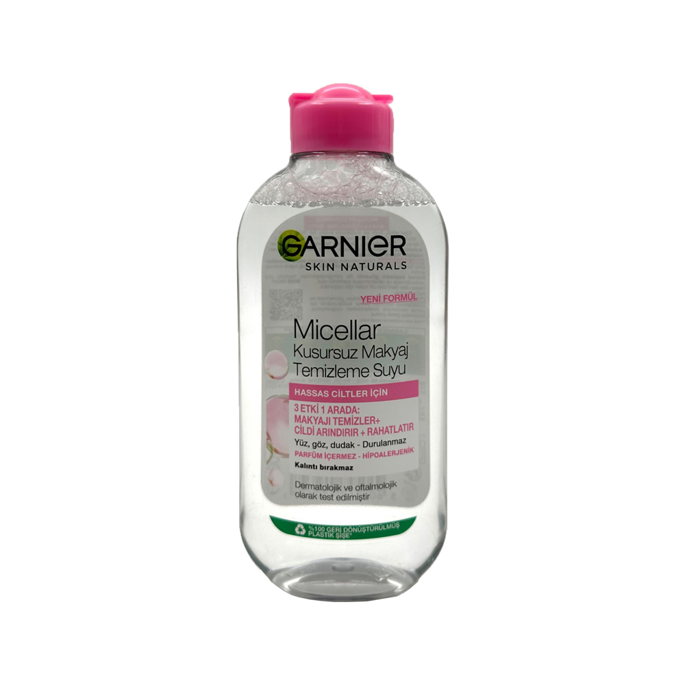 محلول پاک کننده آرایش صورت گارنیه مدل NATURALS حجم 200 میلی لیتر