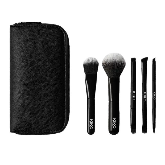 ست برس آرایشی کیکو میلانو مدل travel set مجموعه 5 عددی