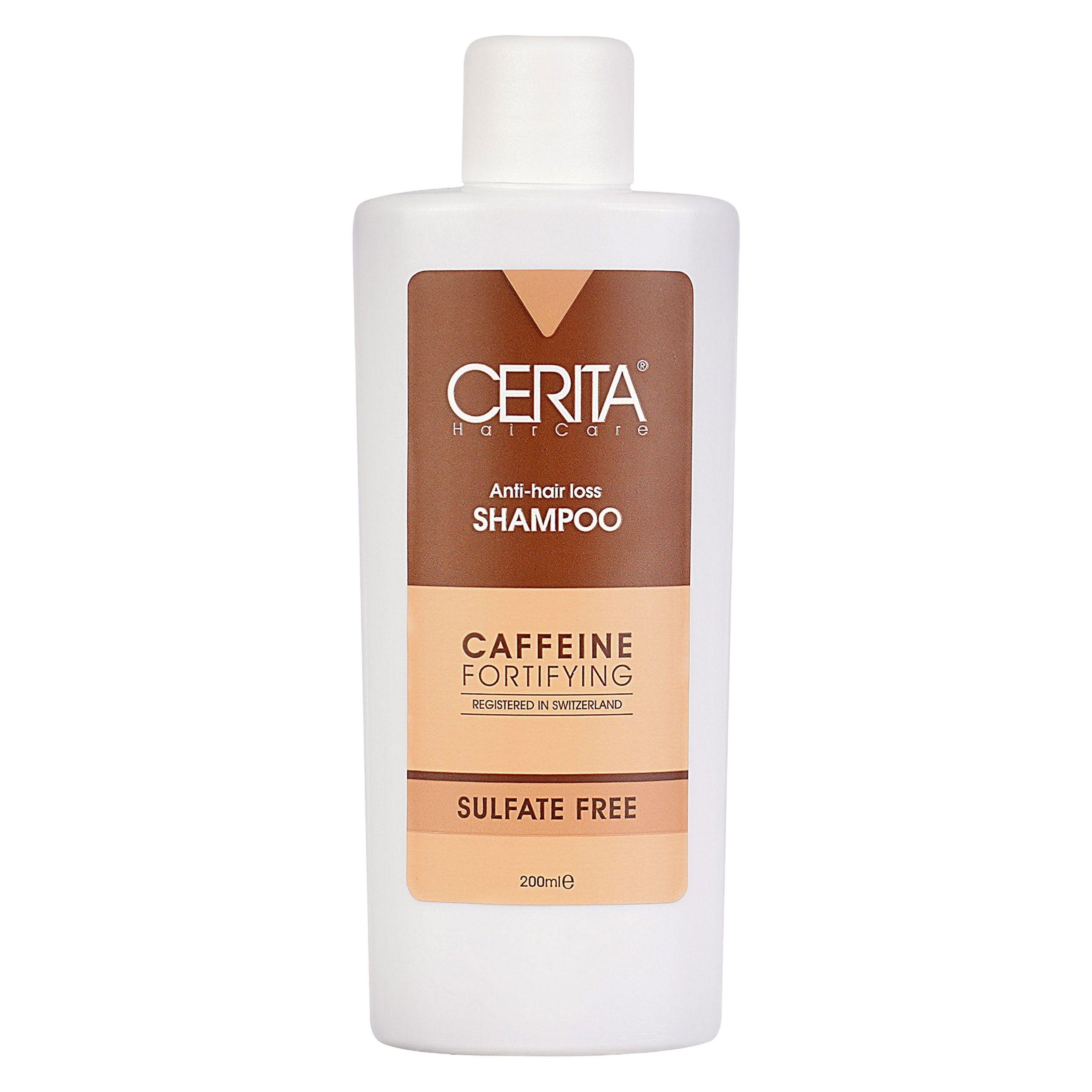 شامپو تقویت کننده و ضد ریزش مو سریتا  مدل Caffein حجم 200 میلی لیتر