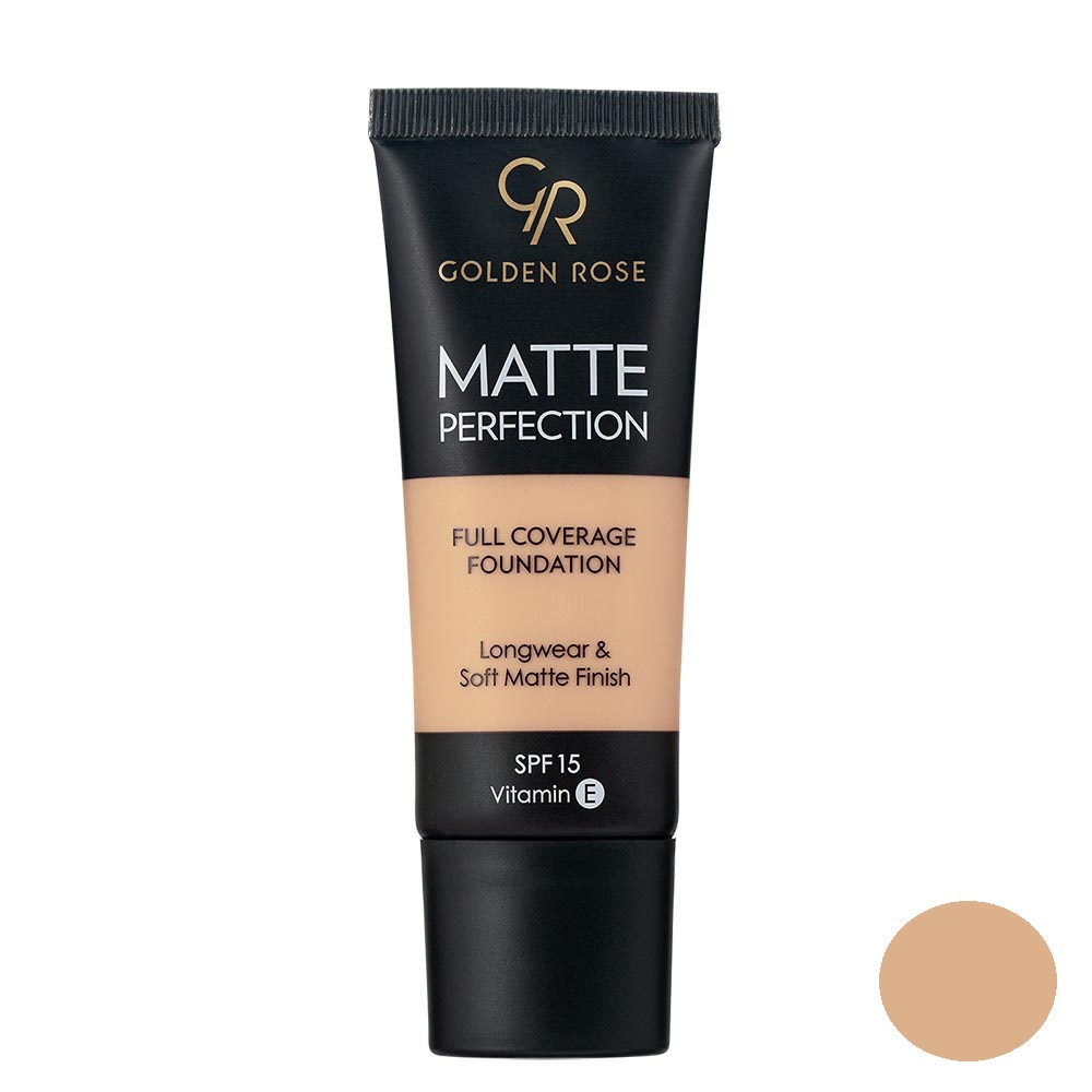 کرم پودر گلدن رز مدل   Matte Perfection شماره c4 حجم 35 میلی لیتر
