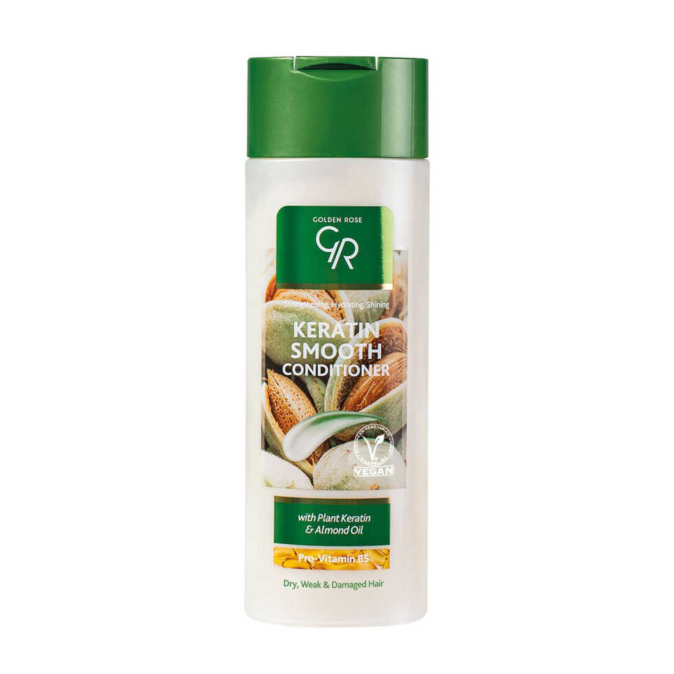 شامپو مو گلدن رز مدل Keratin Smooth حجم 430 میلی متر