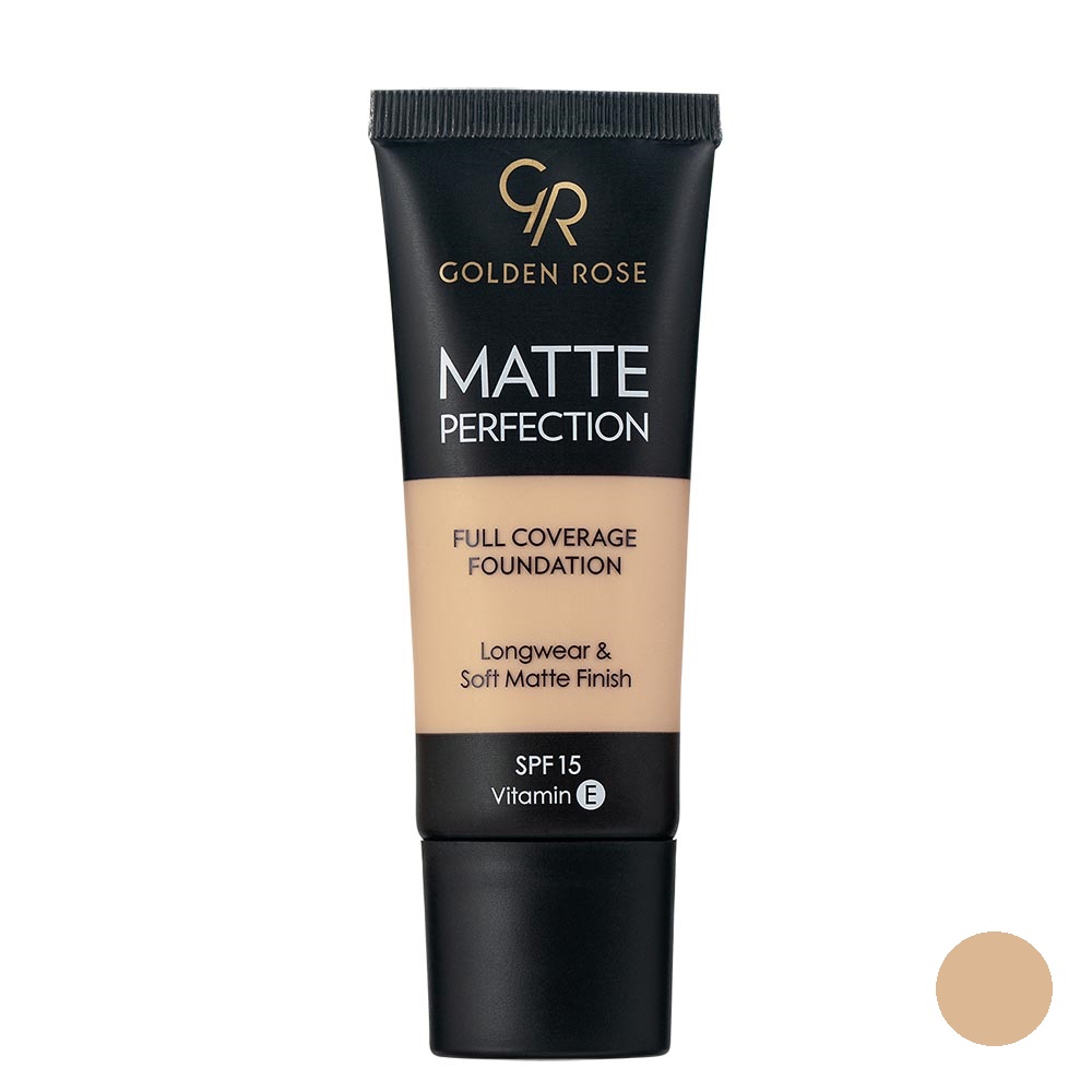 کرم پودر گلدن رز مدل   Matte Perfection شماره n4 حجم 35 میلی لیتر