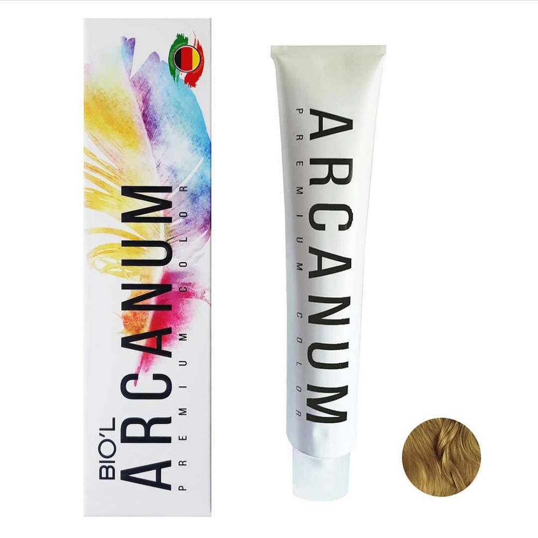رنگ مو بیول مدل Arcanum شماره 7.13 حجم 100 میلی لیتر بلوند کنفی متوسط