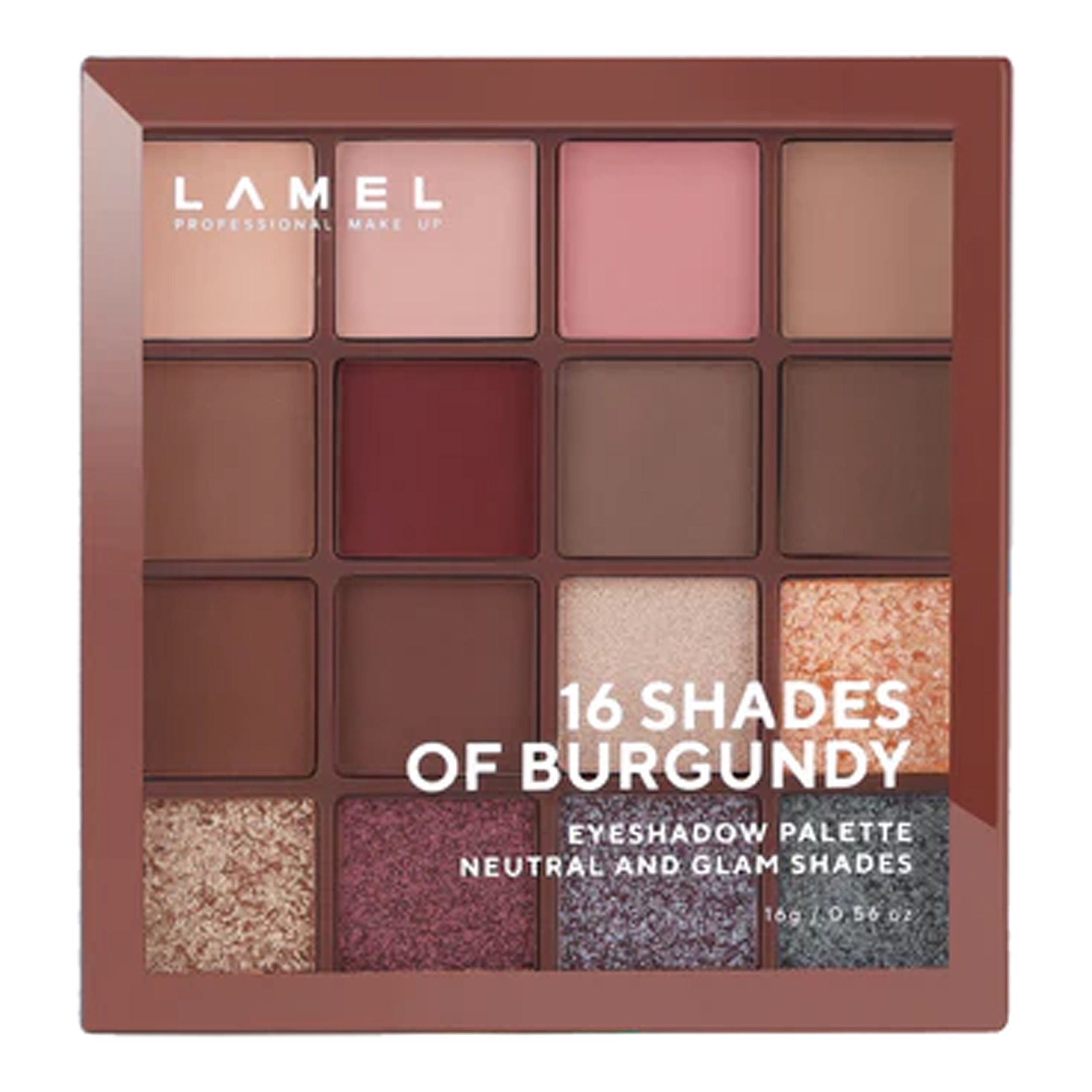 پالت سایه چشم لامل مدل Shades of Burgundy شماره 16
