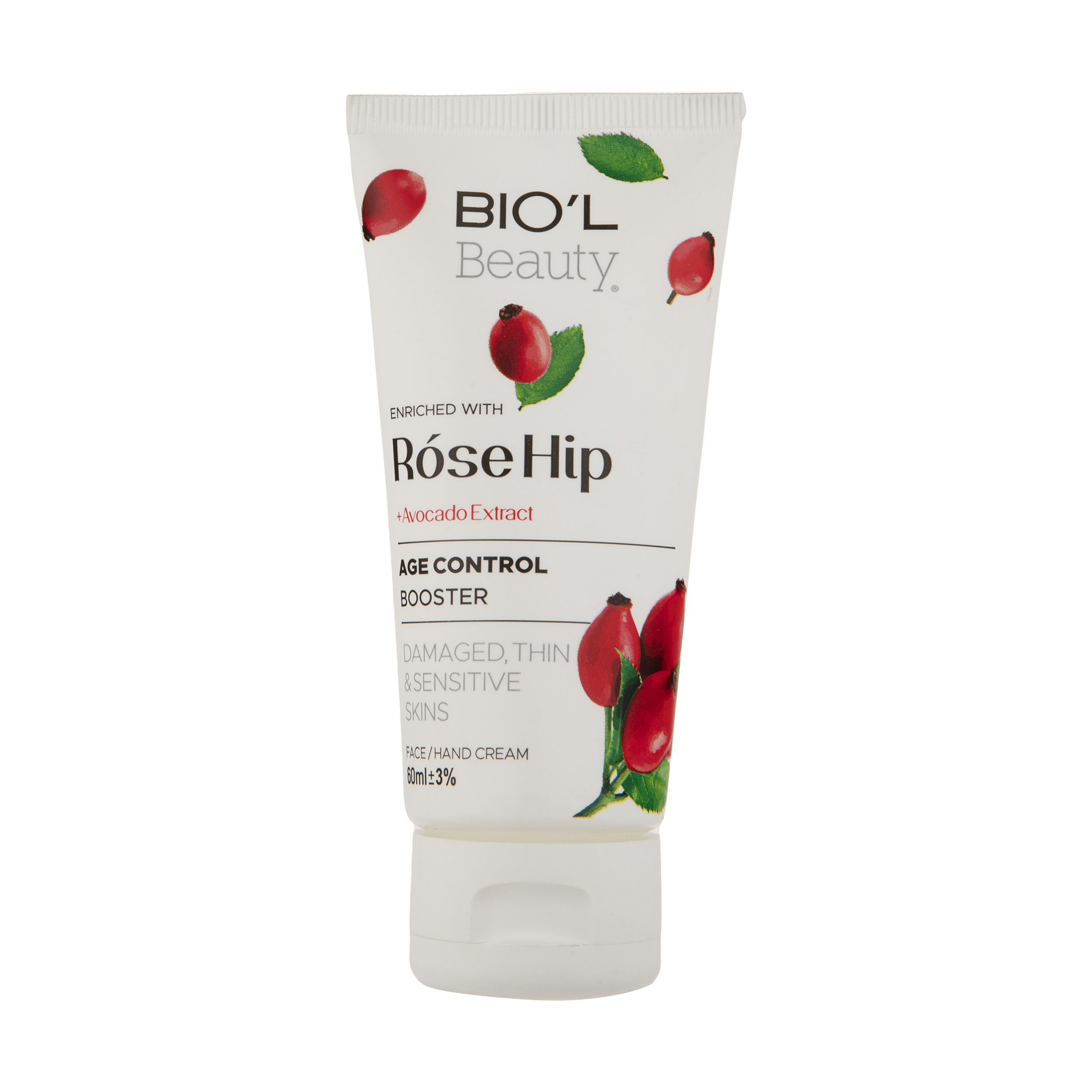 کرم دست و صورت بیول مدل Rose Hip حجم 60 میلی‌لیتر
