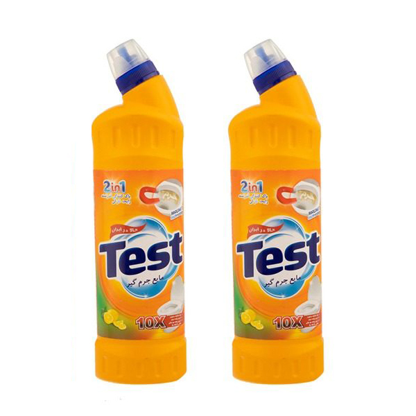 مایع جرمگیر تست مدل Lemon حجم 750 میلی لیتر بسته 2 عددی