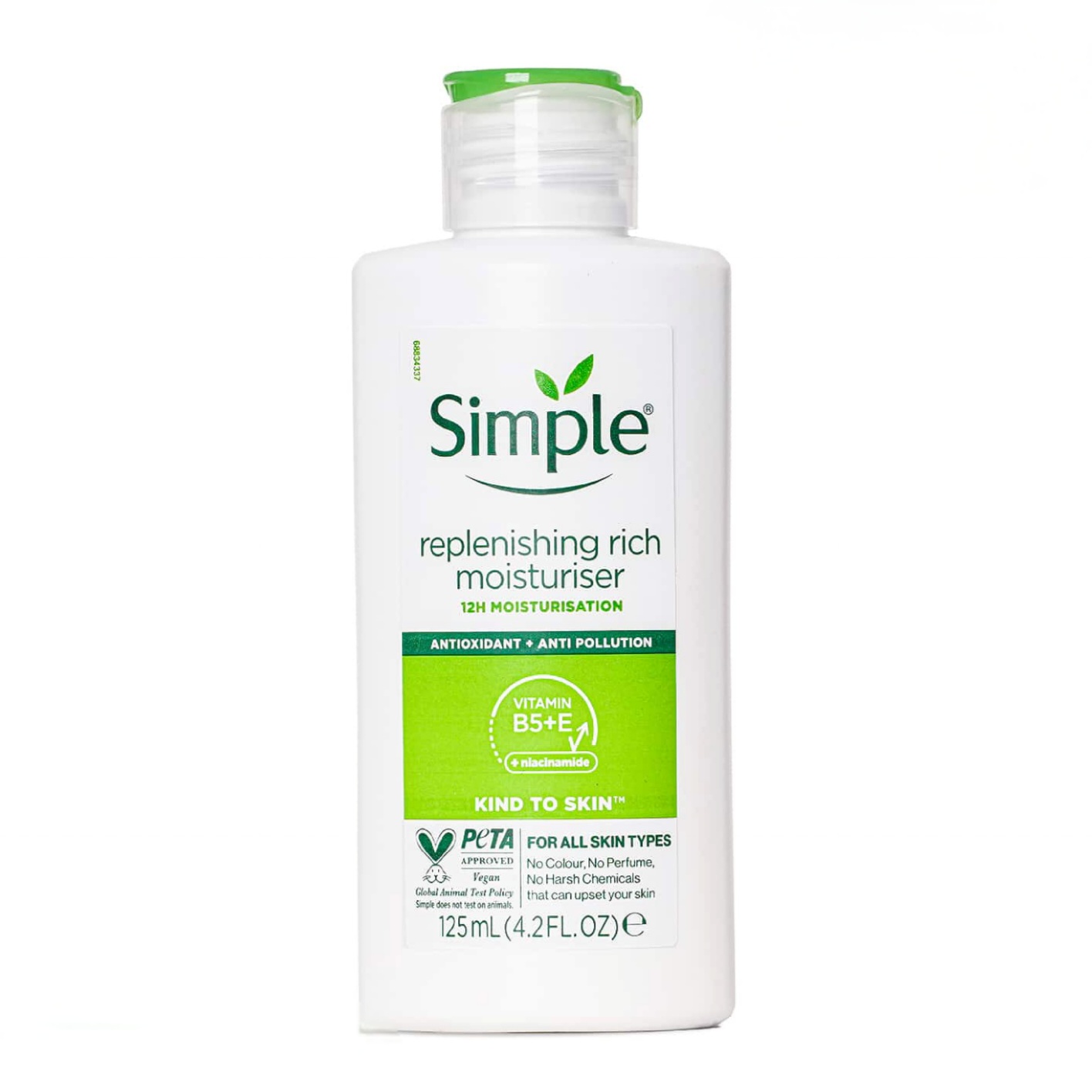 کرم آبرسان سیمپل مدل Skin Smoothing Actives حجم 125 میلی‌لیتر