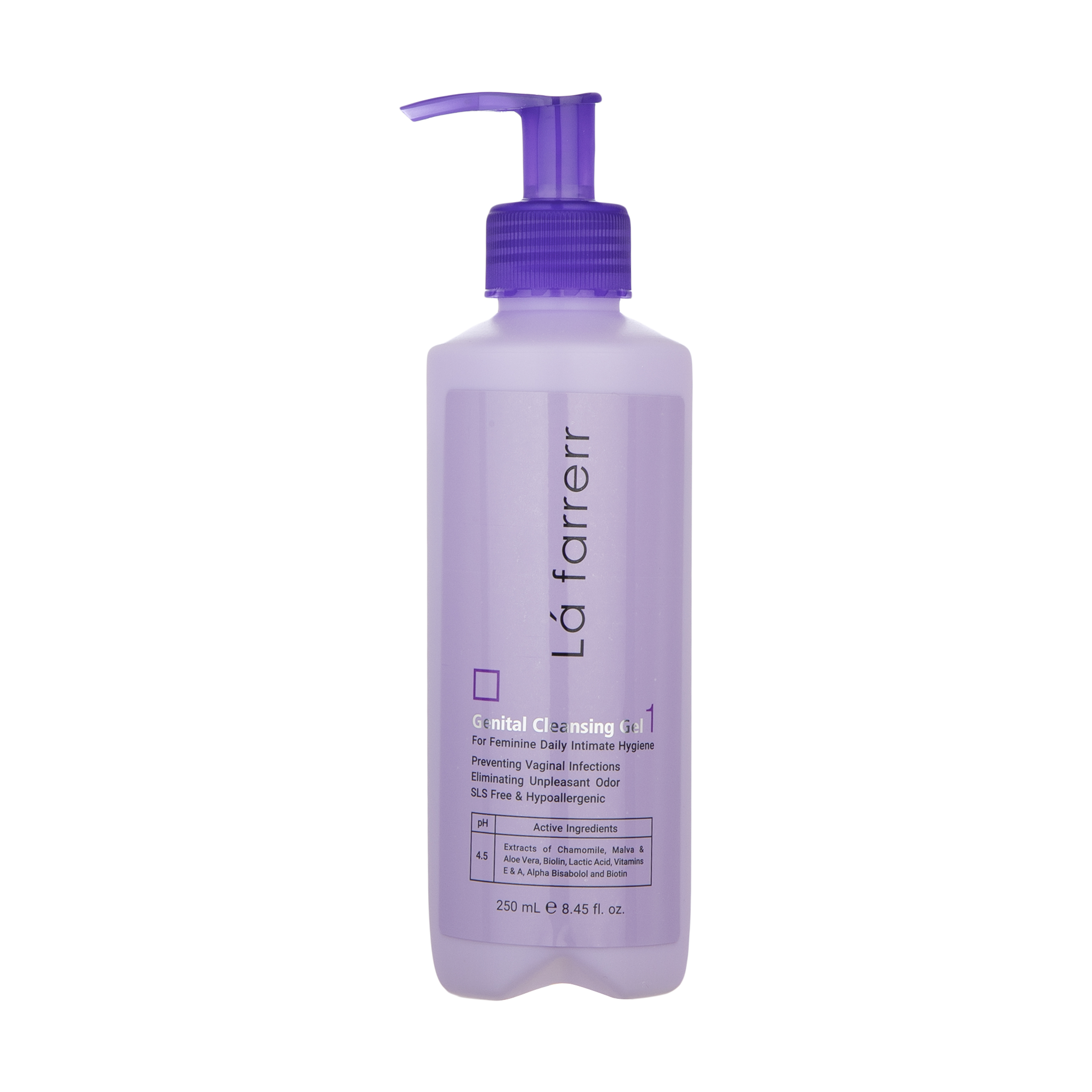 ژل بهداشتی دوشیزگان لافارر مدل Cleansing Gel 1 حجم 250 میلی‌لیتر