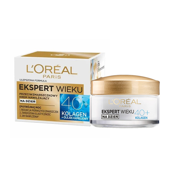 کرم ضد چروک روز لورآل مدل Ekspert Wieku +40 Kolagen حجم 50 میلی لیتر
