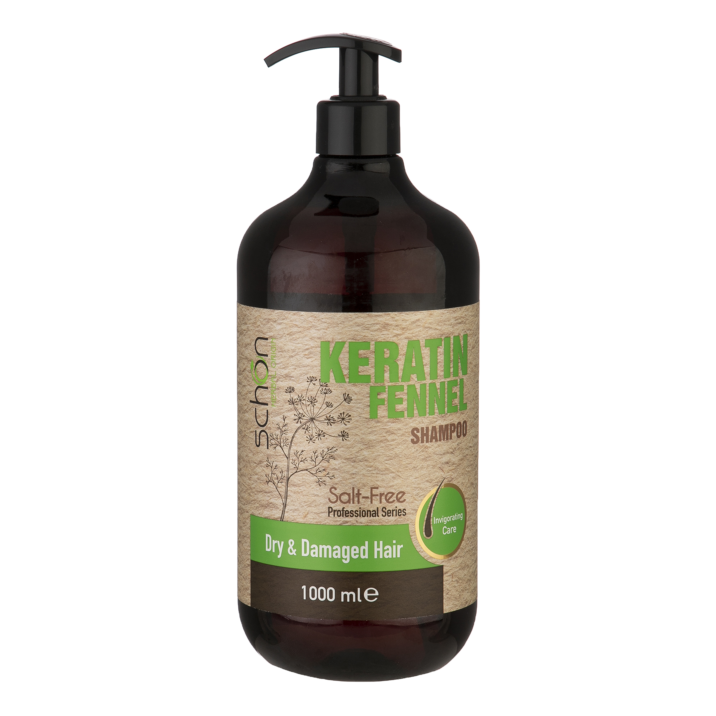 شامپو مو شون مدل Keratin Fennel حجم 1000میلی لیتر