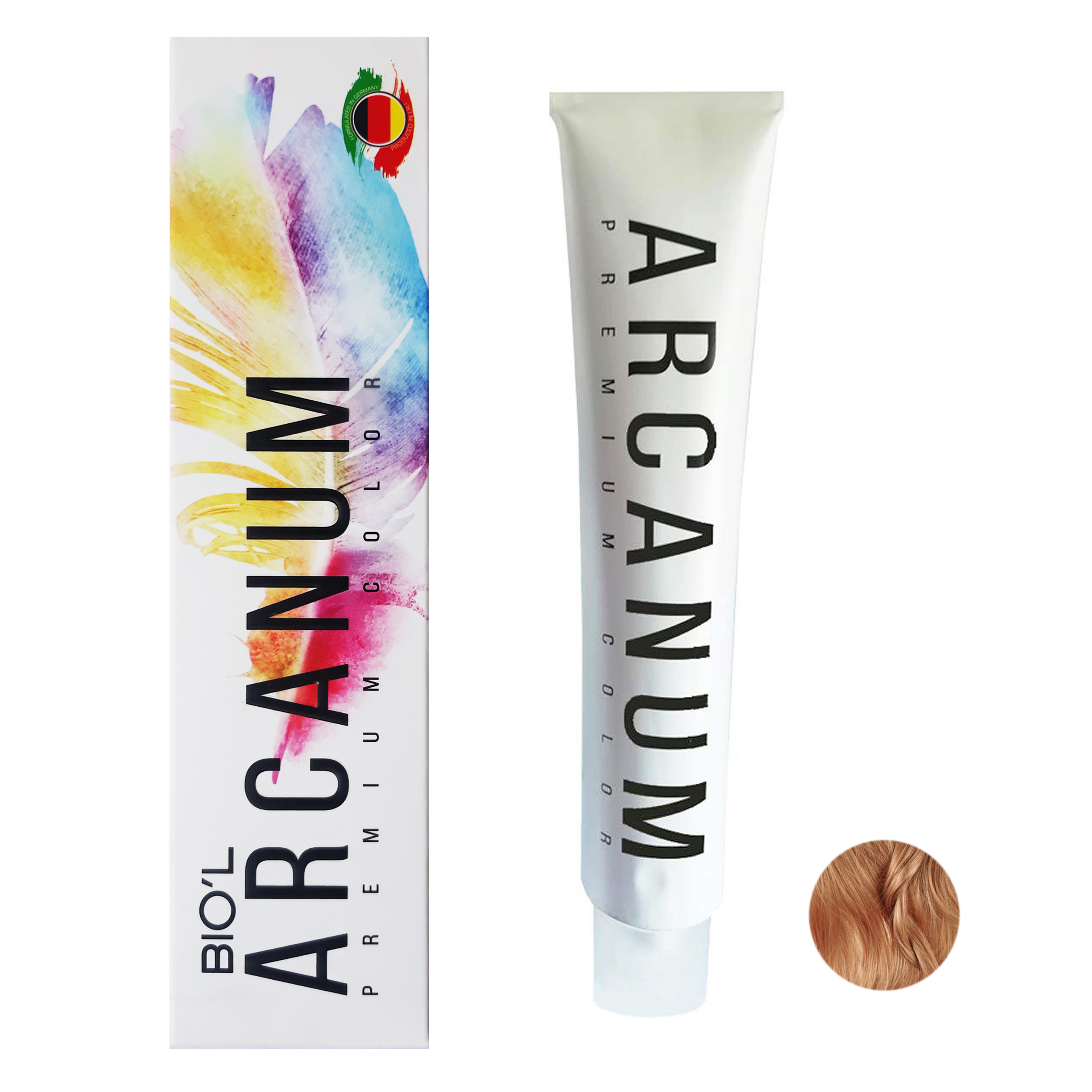رنگ مو بیول مدل Arcanum شماره 8.81 حجم 120 میلی لیتر رنگ بلوند بلوطی روشن