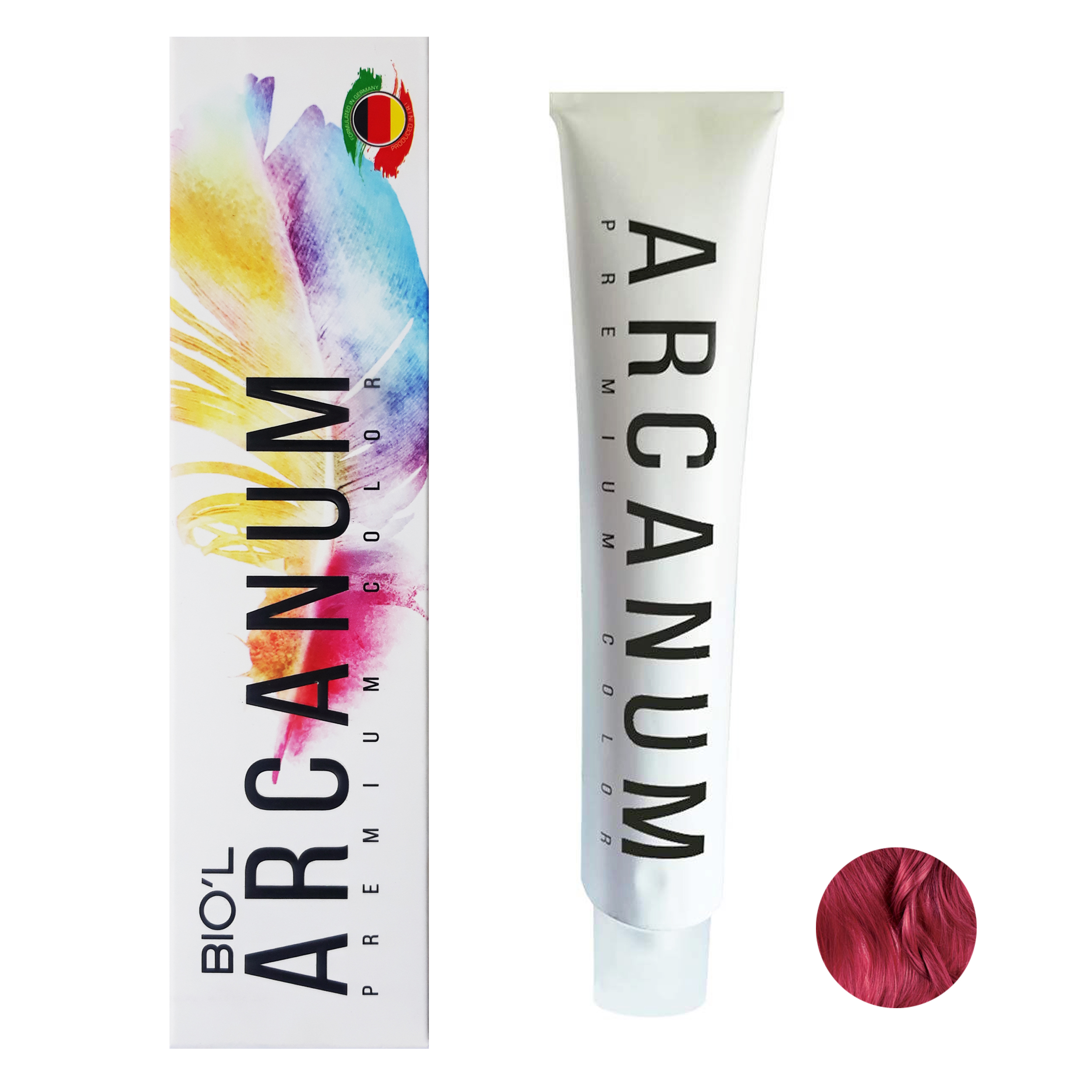 رنگ مو بیول مدل Arcanum شماره 6.66 حجم 120 میلی لیتر رنگ شرابی قرمز آتشین