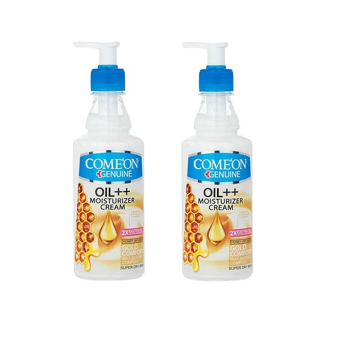 کرم مرطوب کننده کامان مدل oil++ حجم 200 میلی لیتر مجموعه دو عددی