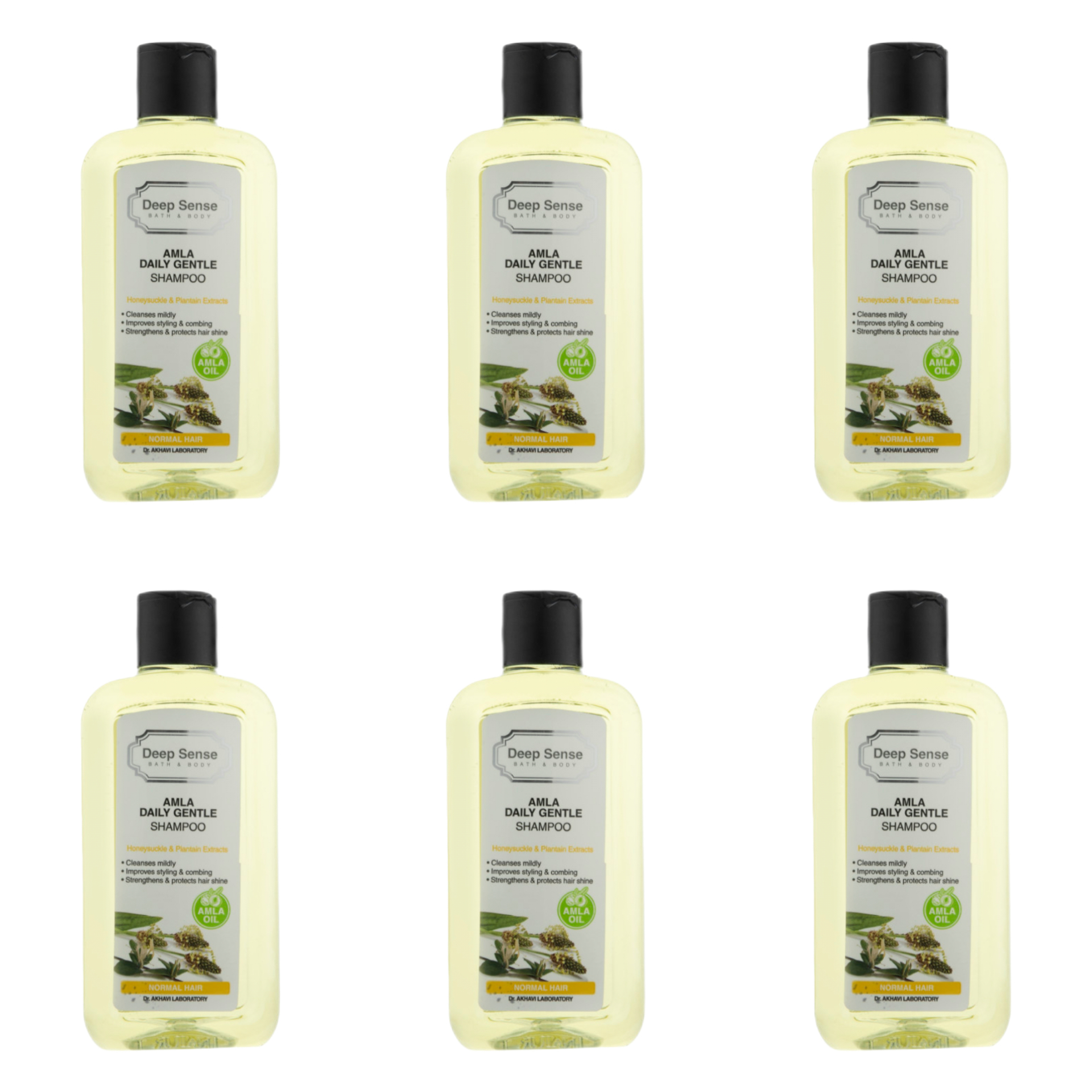 شامپو مو دیپ سنس مدل honeysuckle حجم 200 میلی لیتر مجموعه 6 عددی