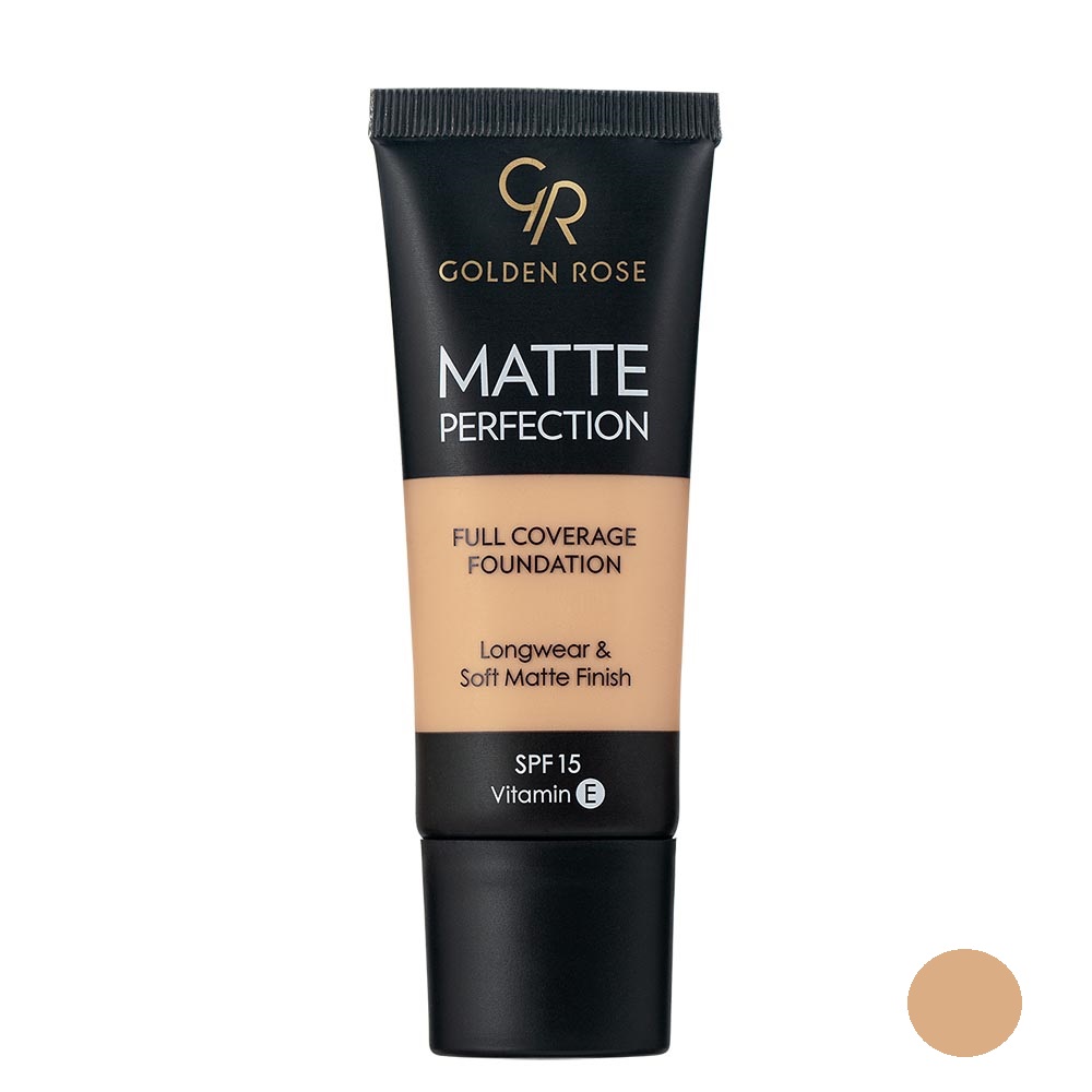 کرم پودر گلدن رز مدل  Matte Perfection شماره c5 حجم 35 میلی لیتر