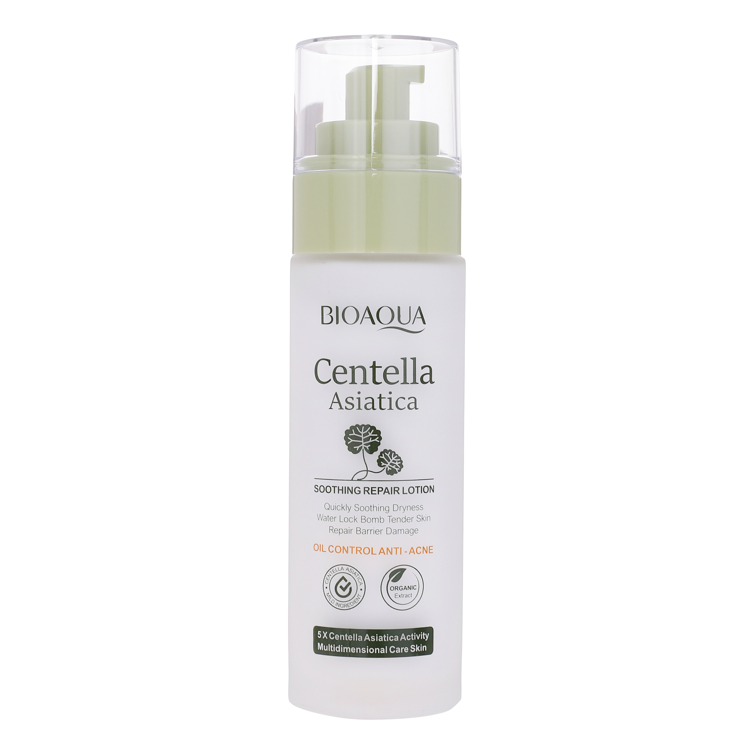 لوسیون ترمیم کننده بایو آکوا مدل Centella Asiatica حجم 80 میلی لیتر