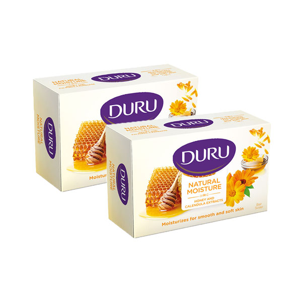 صابون شستشو دورو مدل Honey And Calendula تحت لیسانس وزن120 گرم بسته 2 عددی