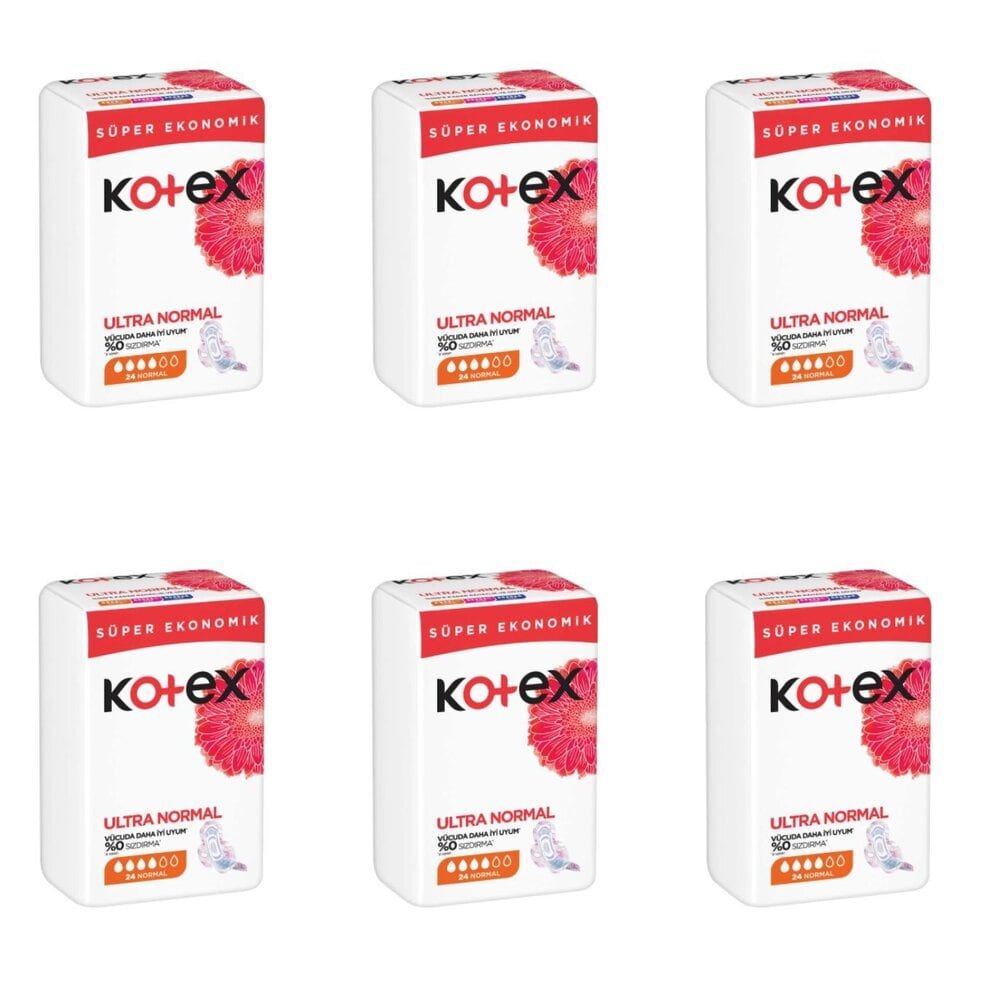 نوار بهداشتی کوتکس مدل Ultra Normal مجموعه 6 عددی