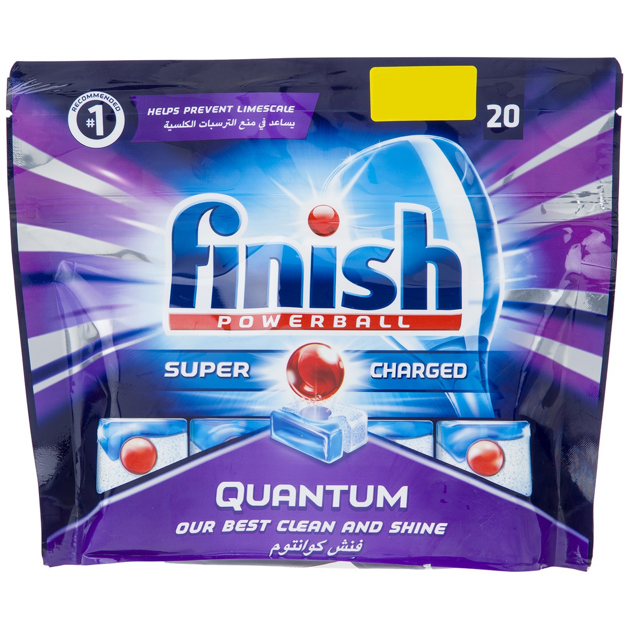 قرص ظرفشویی فینیش مدل Quantum بسته 20 عددی
