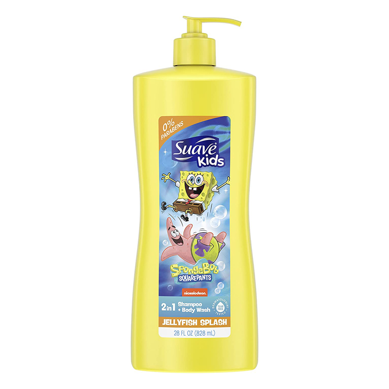 شامپو کودک سواو  مدل 2 در 1 SpongeBob حجم 828 میلی لیتر