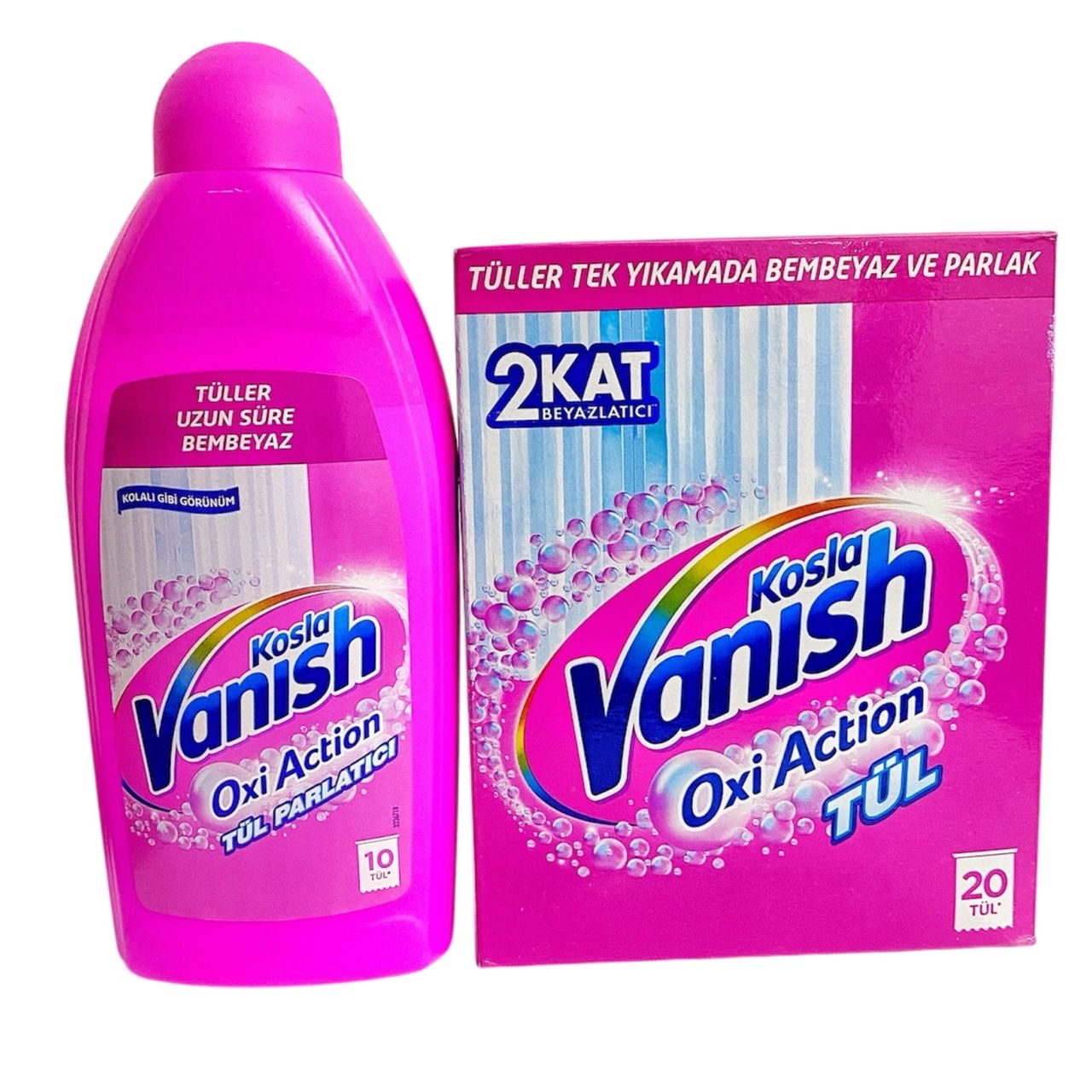 پودر پرده شور ونیش مدل Oxi وزن 450 گرم به همراه مایع نرم کننده ونیش مدل Oxi وزن 450 میلی لیتر