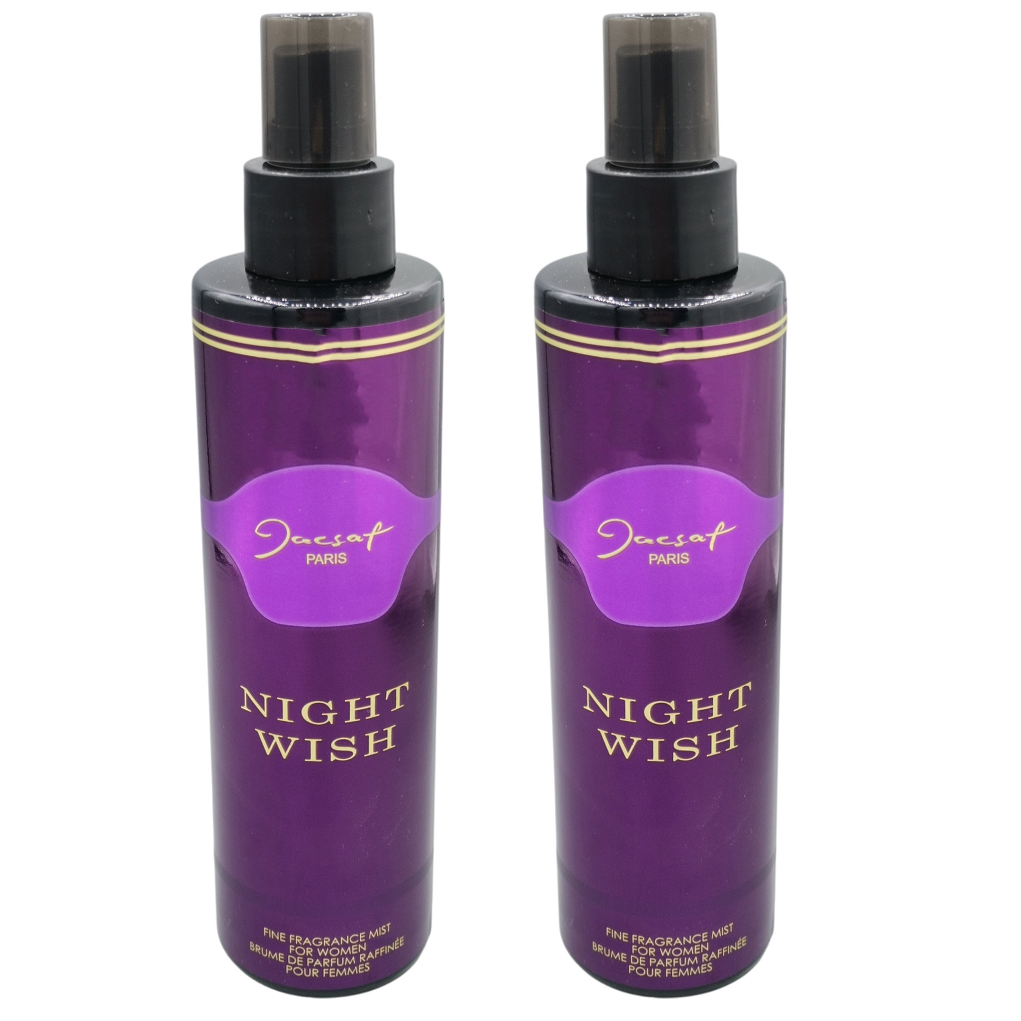 بادی اسپلش زنانه ژک ساف مدل Night wish حجم 200 میلی لیتر مجموعه دو عددی