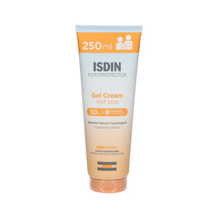 ژل ضد آفتاب بدون رنگ ایزدین SPF 50 مدل Fotoprotector ‌مناسب پوست‌های حساس حجم 250 میلی‌لیتر