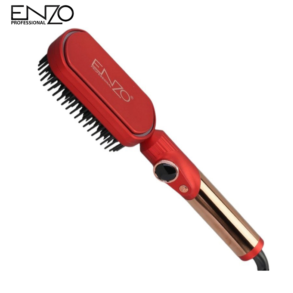 برس حرارتی حالت دهنده مو انزو پروفیشینال EN-4002 قرمز