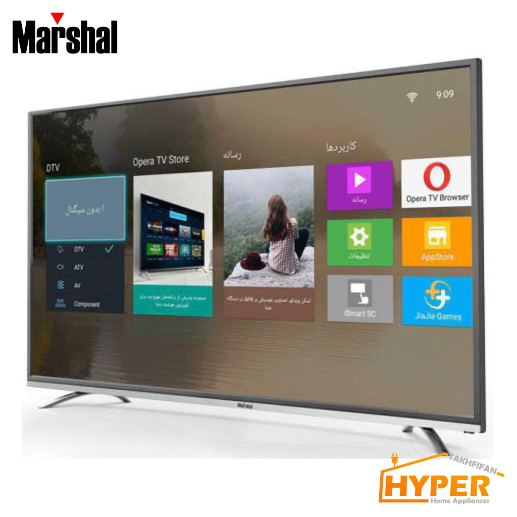 تلویزیون ال ای دی هوشمند مارشال مدل ME-6514