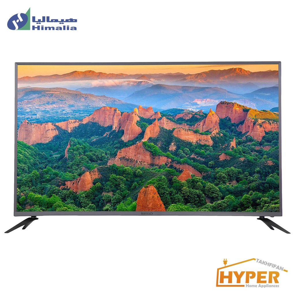 تلویزیون ال ای دی کیولد هوشمند پانورامیک هیمالیا مدل PA-55SA3657