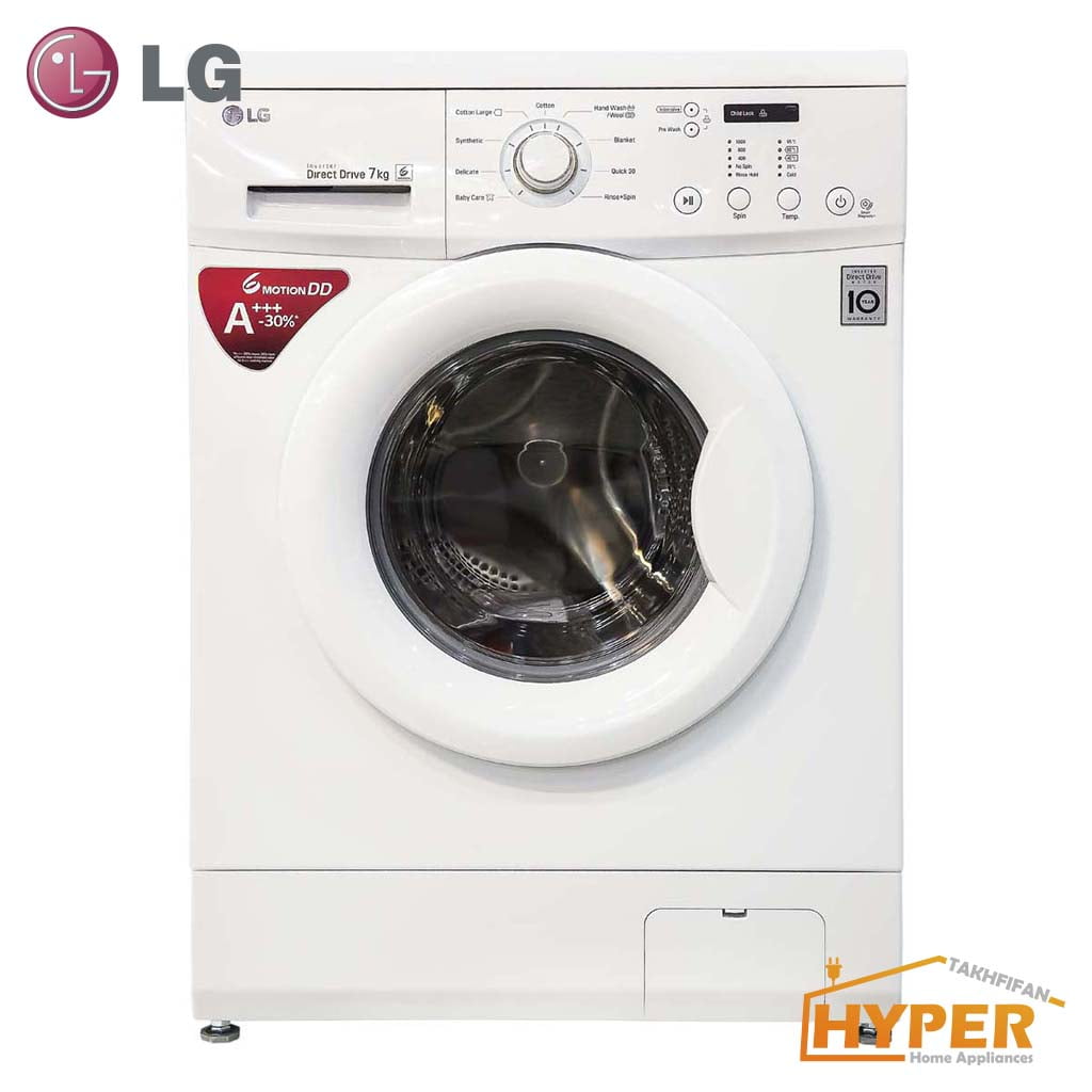 ماشین لباسشویی ال جی WM-K70NW